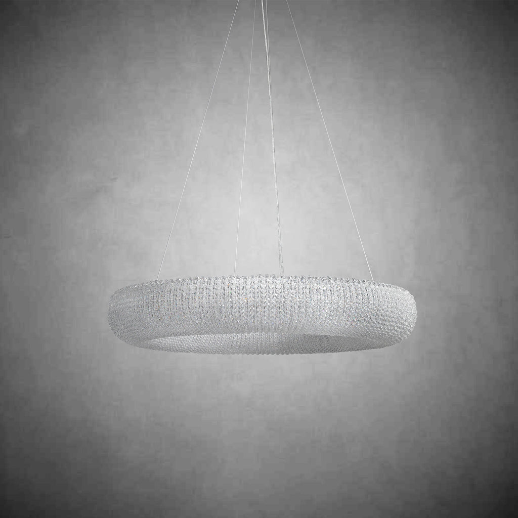 Halos Crystal Round LED Chandelier 32"41''59''72''