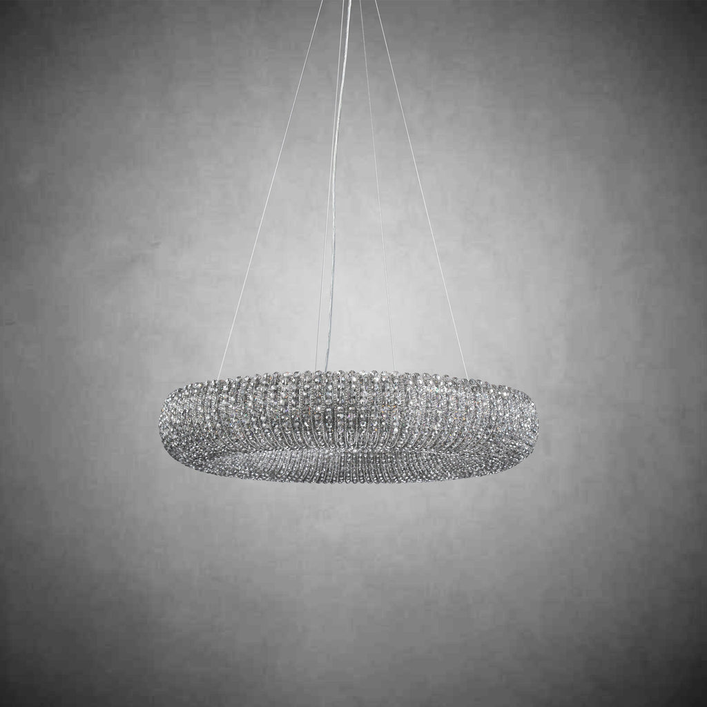 Halos Crystal Round LED Chandelier 32"41''59''72''