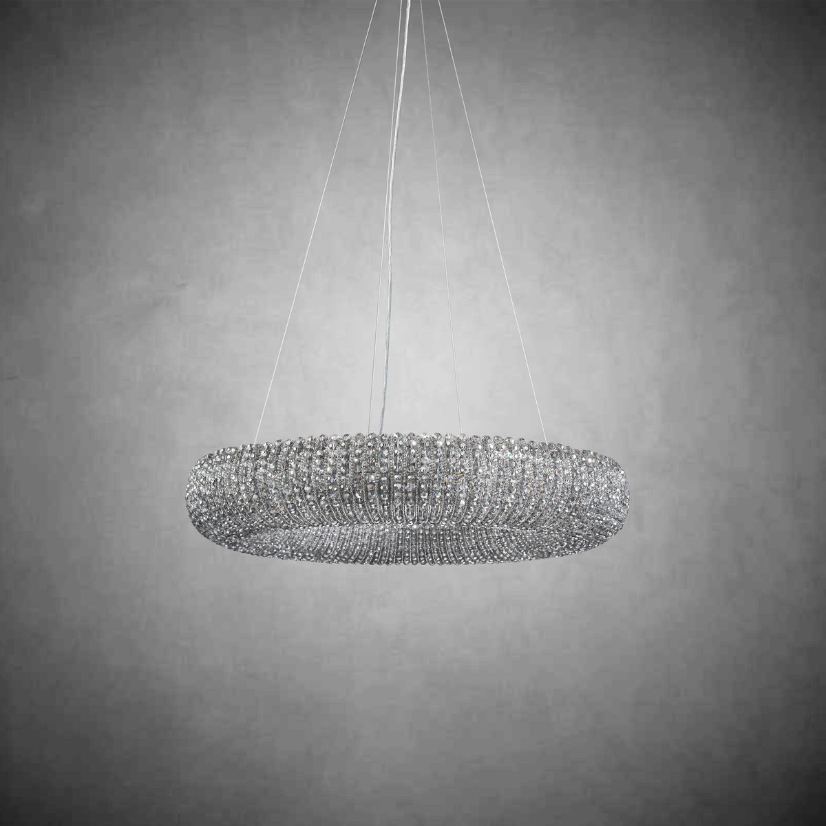Halos Crystal Round LED Chandelier 32"41''59''72''