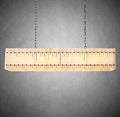 Sun Marcus Alabaster Linear Chandelier 54"72"