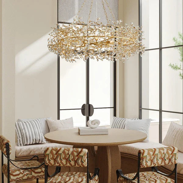 Roselle Crown Chandelier 39" 48" 60"