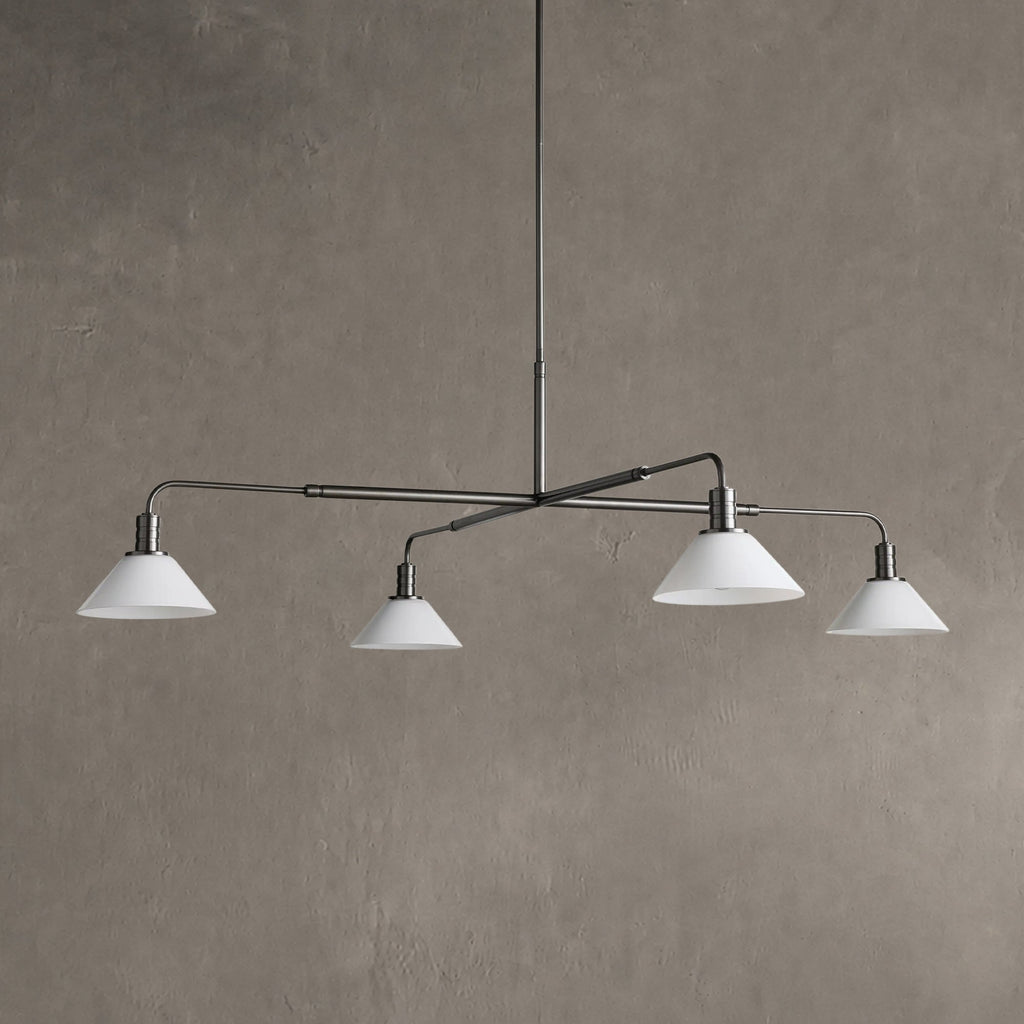 Torvane Glass Round Chandelier 30'' 52''