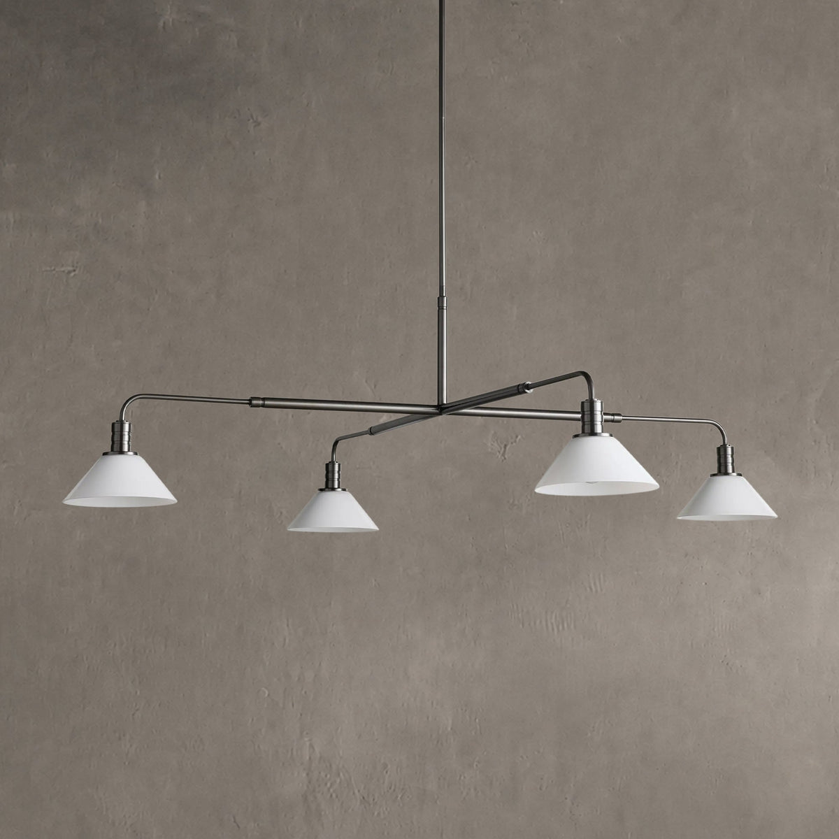 Torvane Glass Round Chandelier 30'' 52''