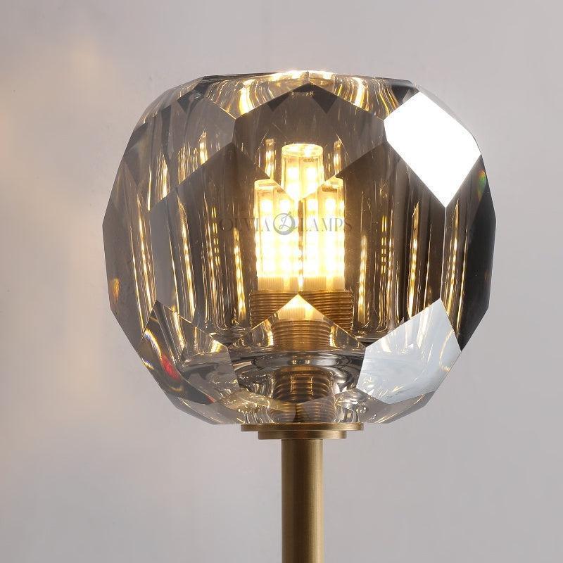 Bille De Crystal Grand Wall Sconce 28"H