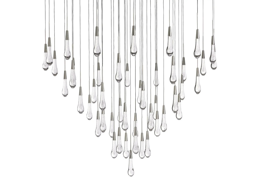 Soltaire Round Chandelier 58"W