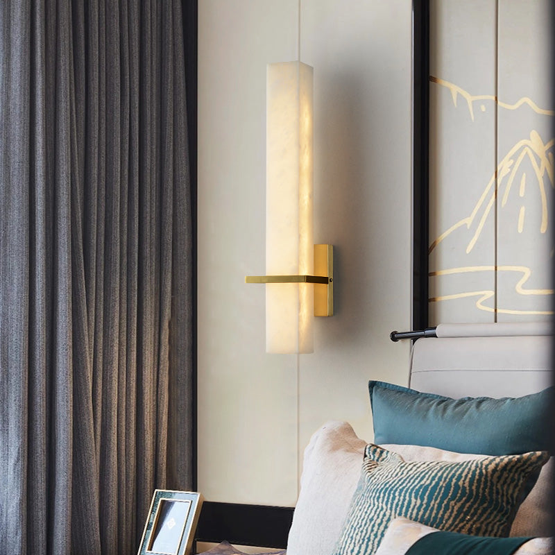 Serene Alabaster Linear Sconce