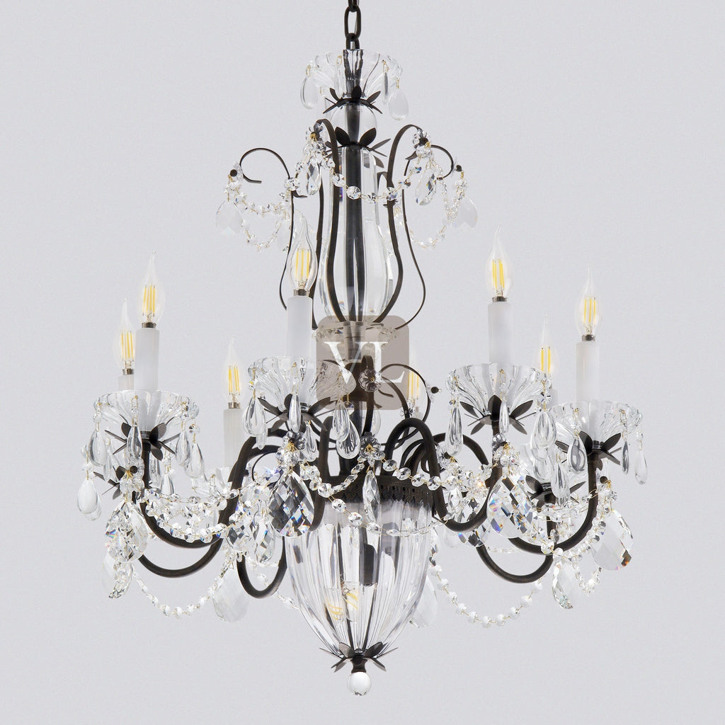 Victorian Crystal Chandelier