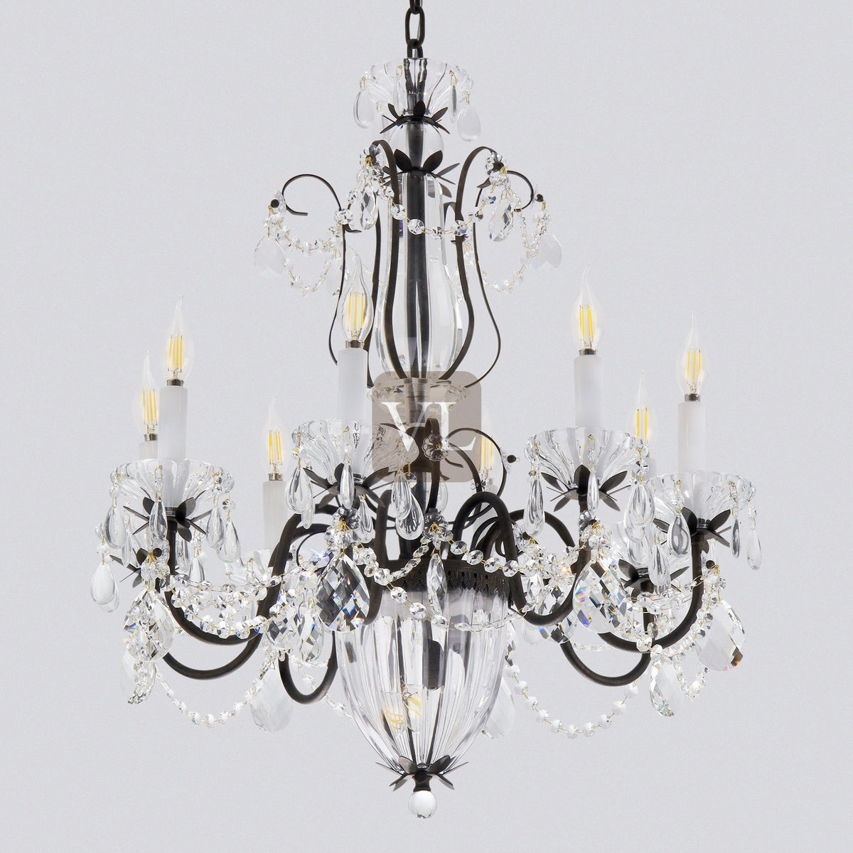 Victorian Crystal Chandelier
