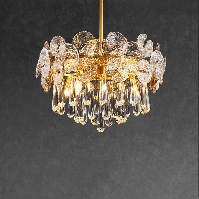 Silverdew Postmodern Crystal Chandelier
