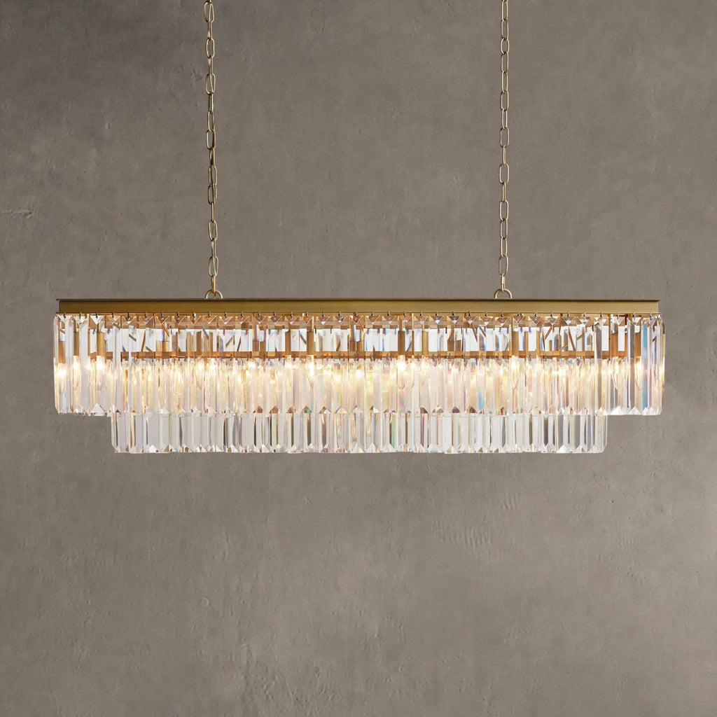 Lyndore Tiered Rectangular Chandelier