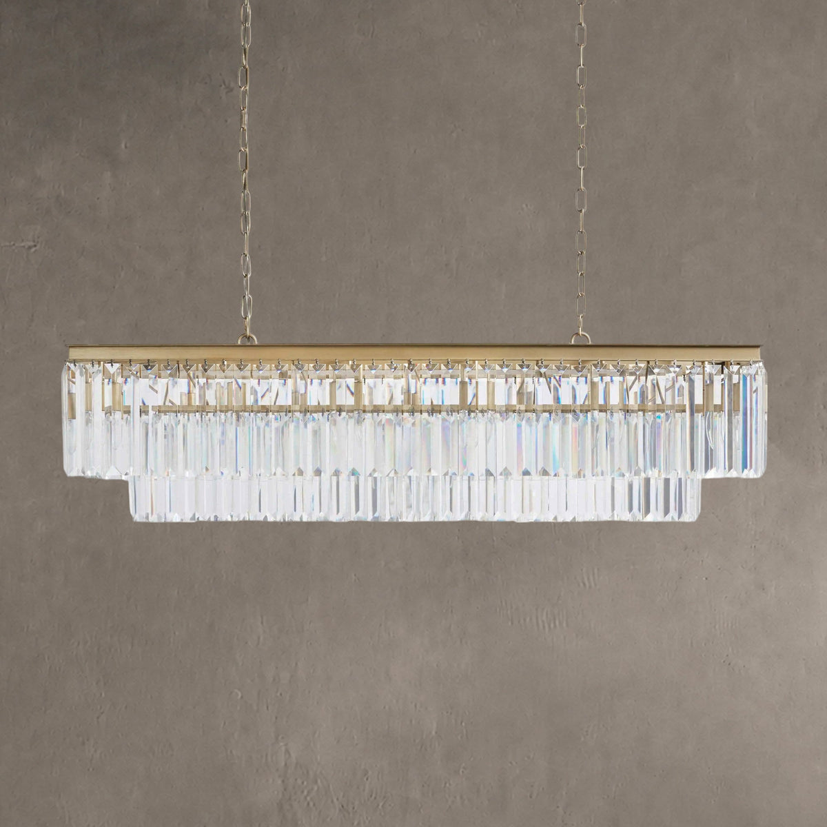Lyndore Tiered Rectangular Chandelier