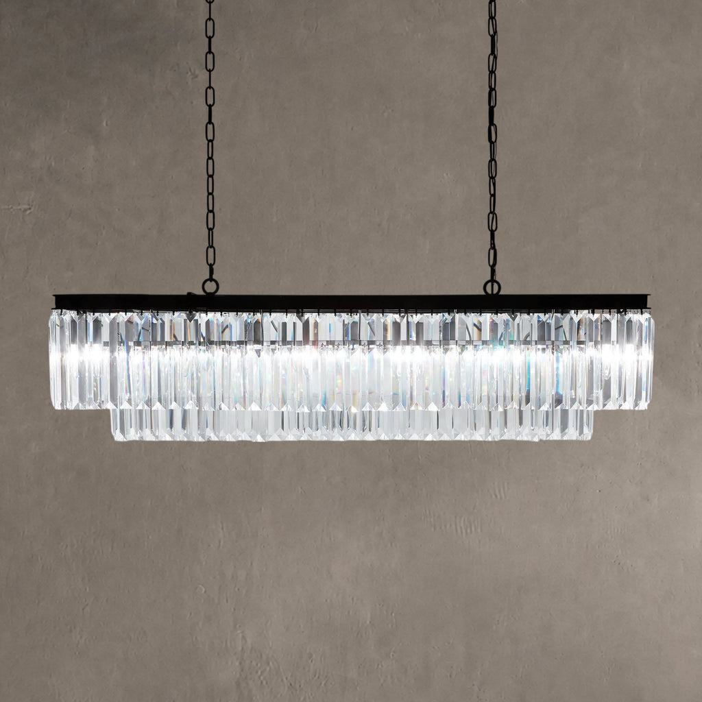 Lyndore Tiered Rectangular Chandelier