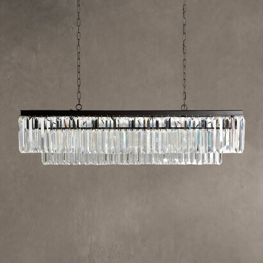 Lyndore Tiered Rectangular Chandelier