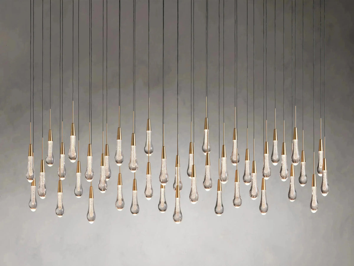 Soltaire Linear Chandelier 37"50"70"87"120"