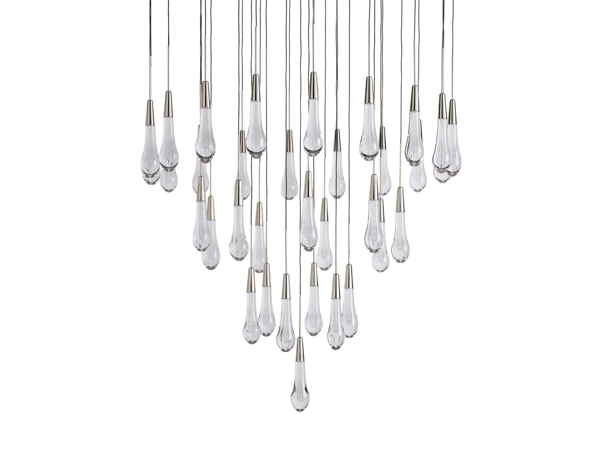 Soltaire Round Chandelier 17" 24" 36“ 58“