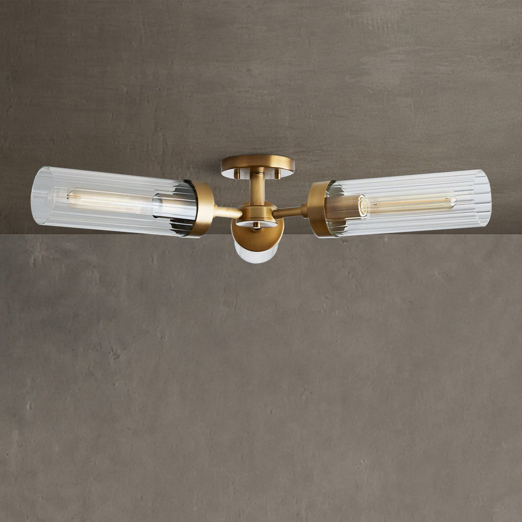 Lunoir 3-Light Flushmount