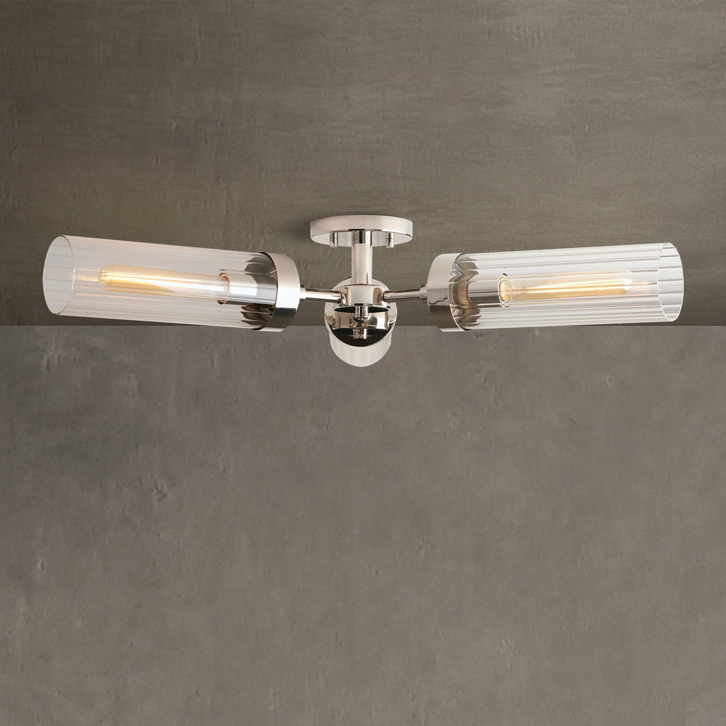 Lunoir 3-Light Flushmount