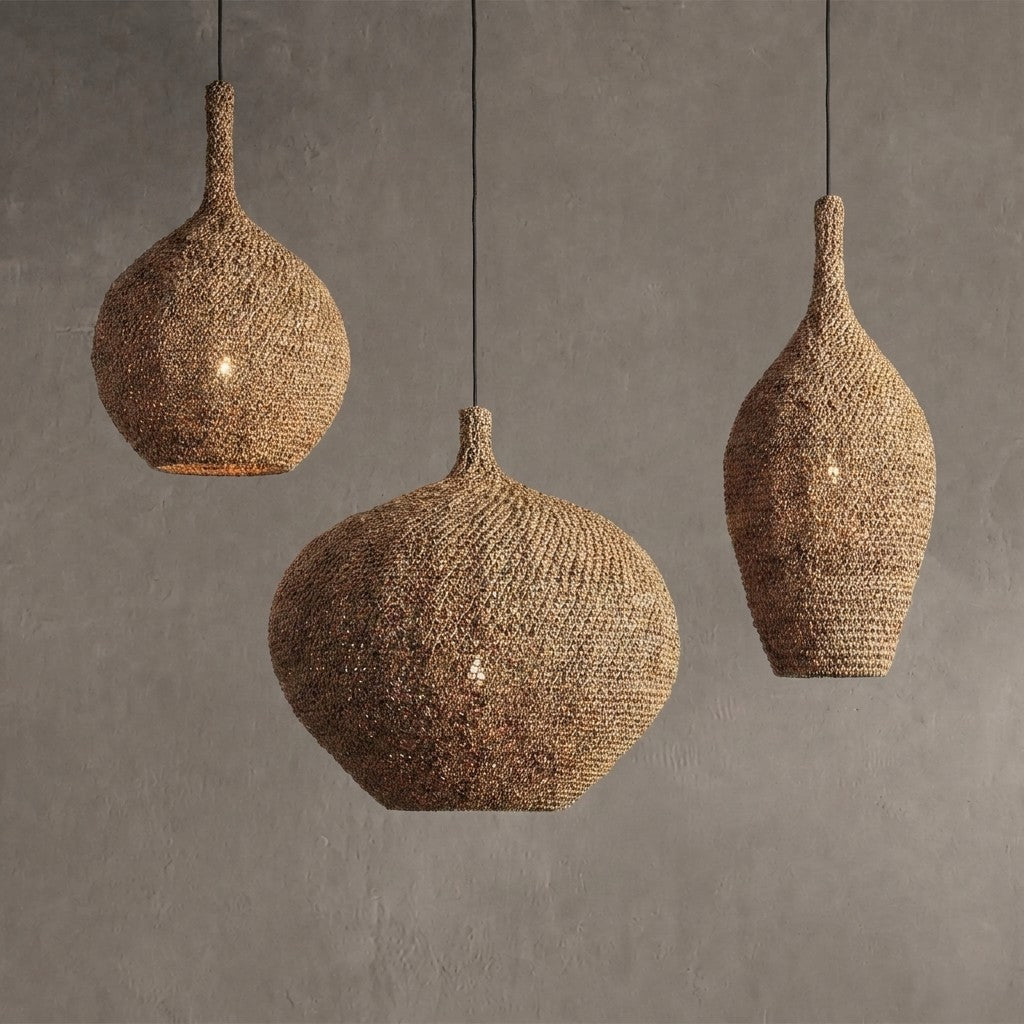 Sorvello Natural Rope 15" Pendant