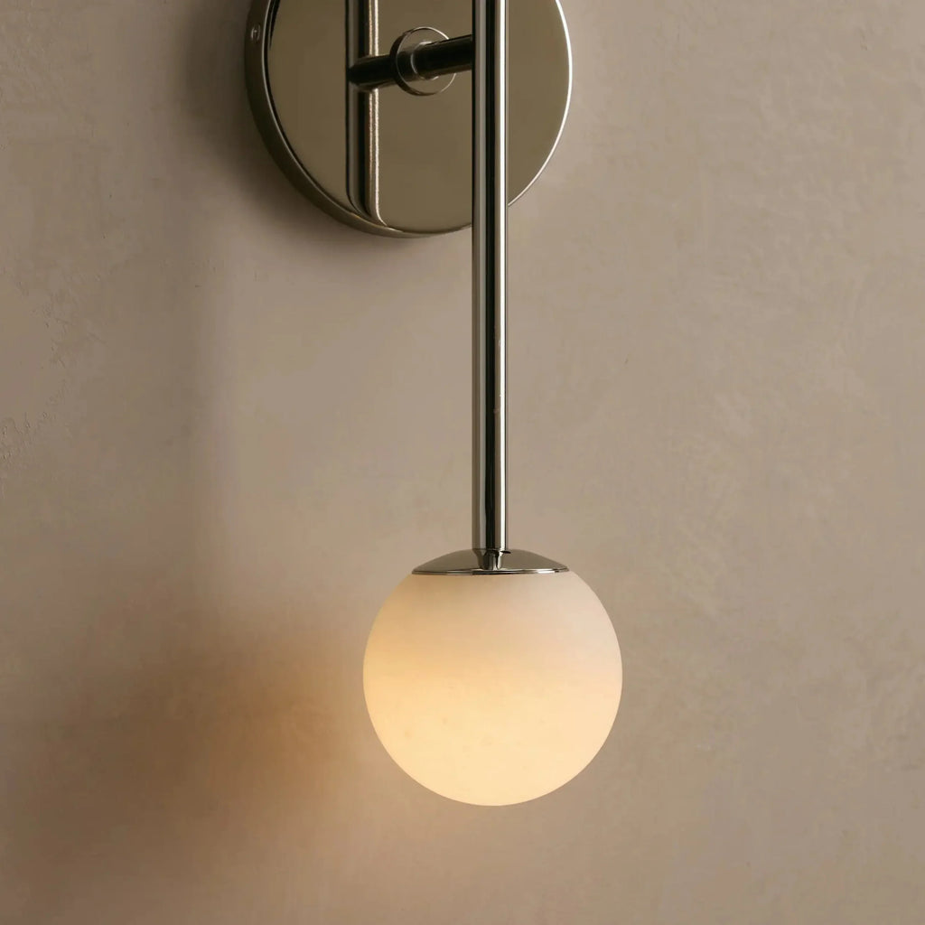 Marlbeau Double  Alabaster Sconce