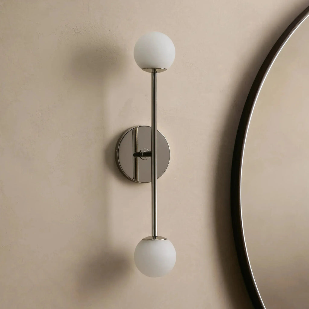 Marlbeau Double  Alabaster Sconce