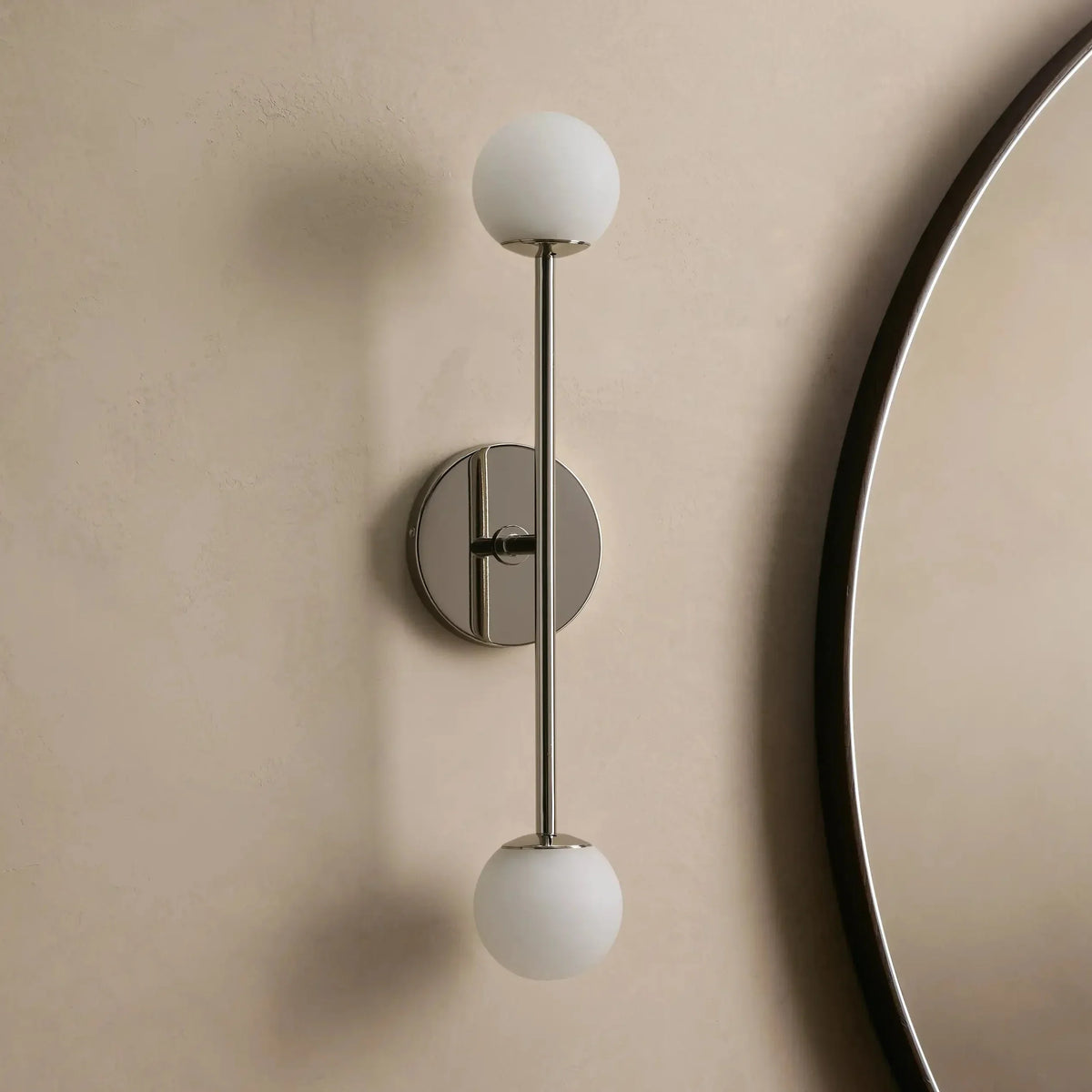 Marlbeau Double  Alabaster Sconce