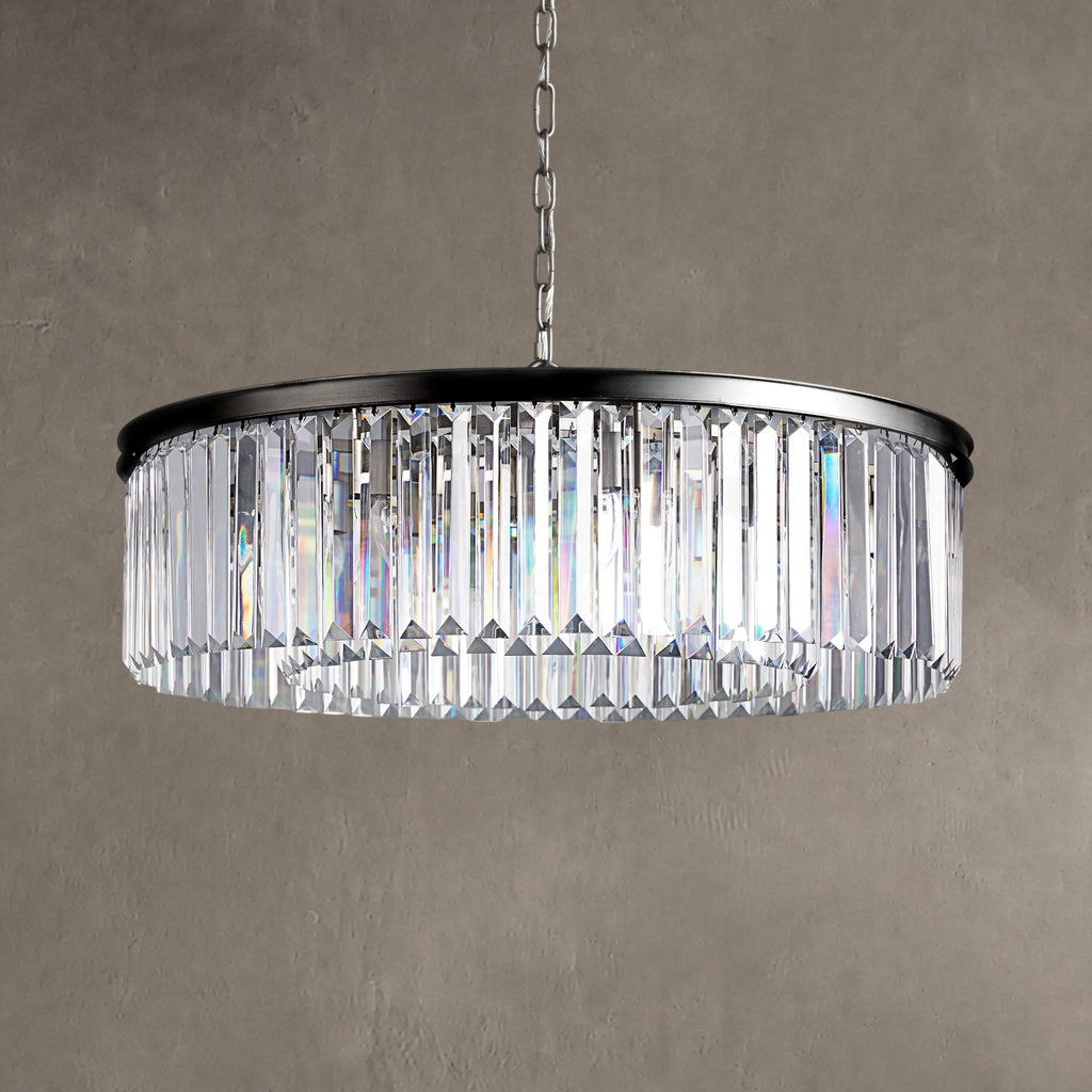 Lyndore Crystal Round Chandelier