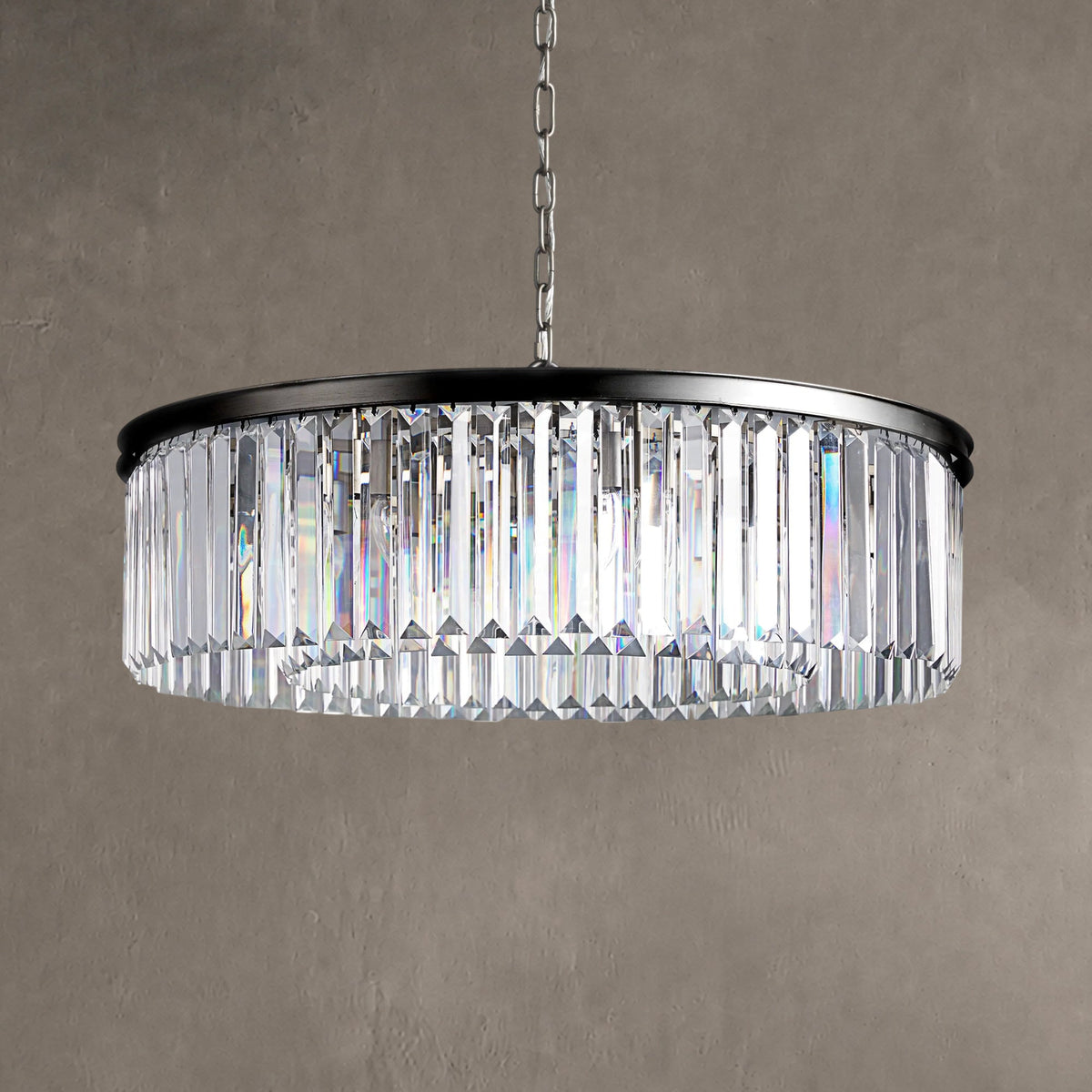 Lyndore Crystal Round Chandelier