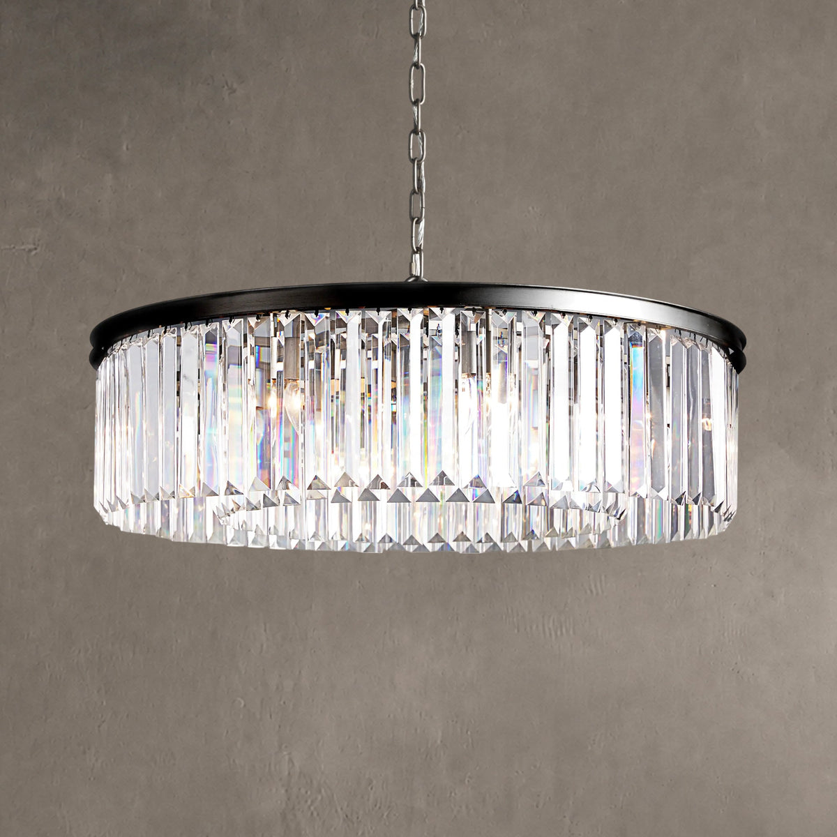 Lyndore Crystal Round Chandelier