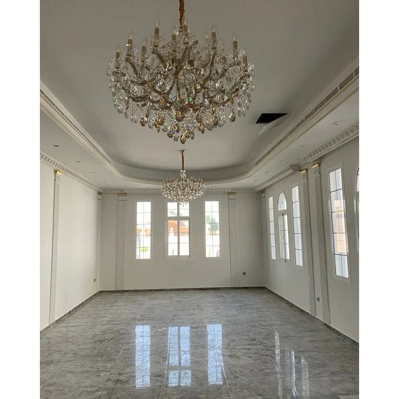 Allumage Extra Wide Classic Crystal Chandelier