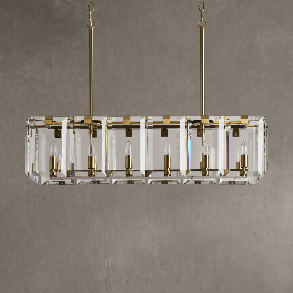 Amarelle Rectangular Chandelier 12/16 Light