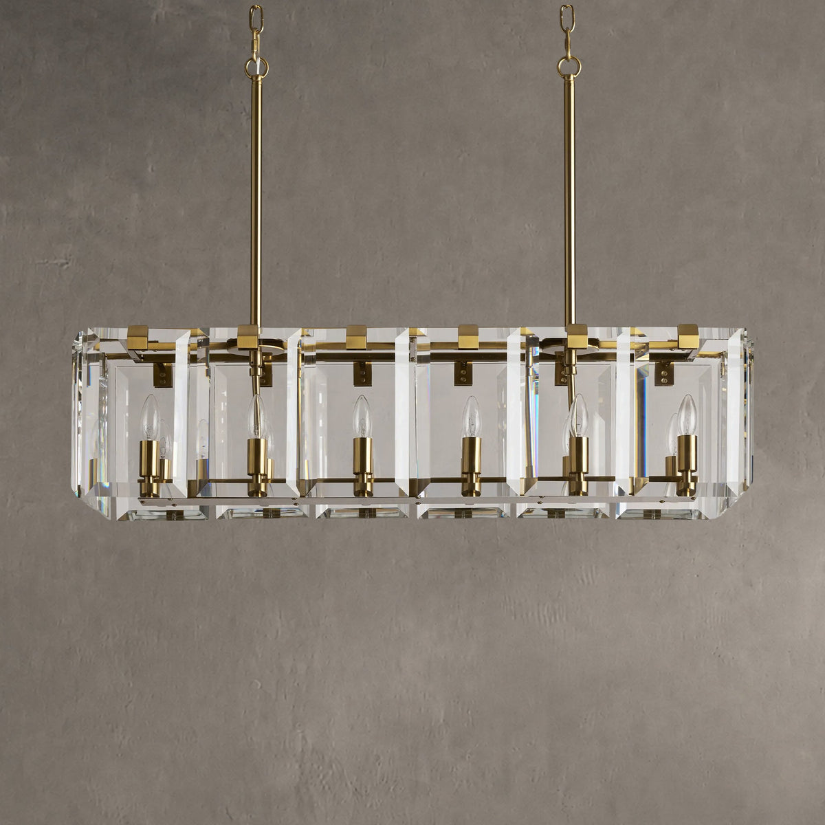 Amarelle Rectangular Chandelier 12/16 Light