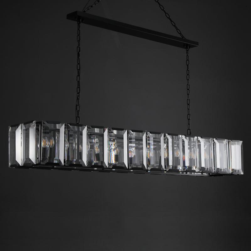 Harlew Crystal Rectangular Chandelier42''54''62''74"