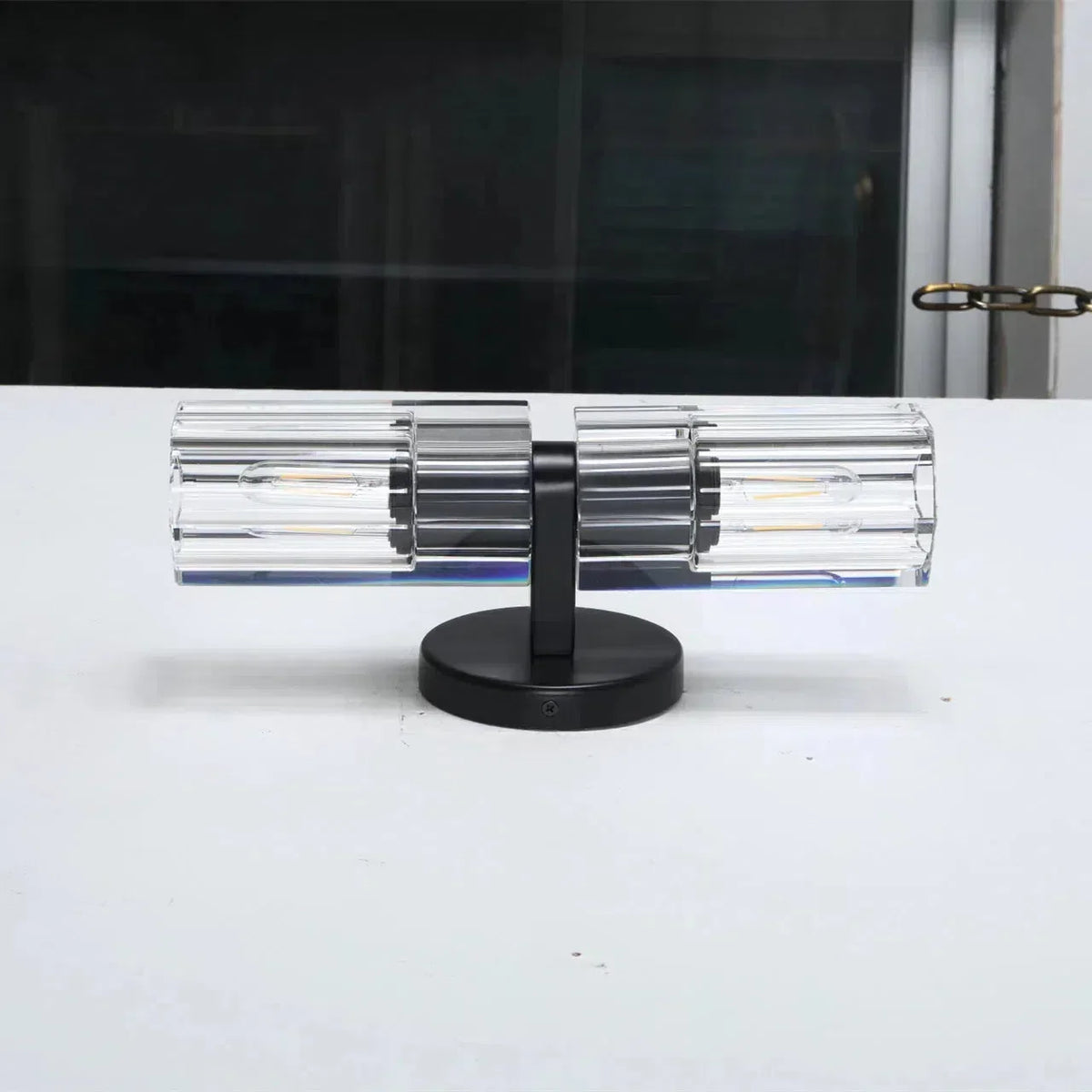Arcachen Crystal Linear Wall Sconce 13"H