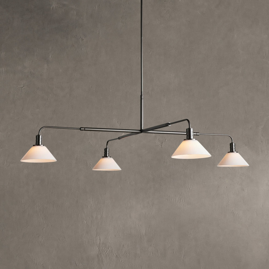 Torvane Glass Round Chandelier 30'' 52''