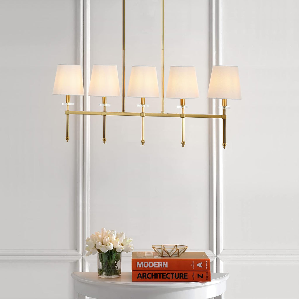 Rhovane Linear Chandelier 5 Light / 6 Light