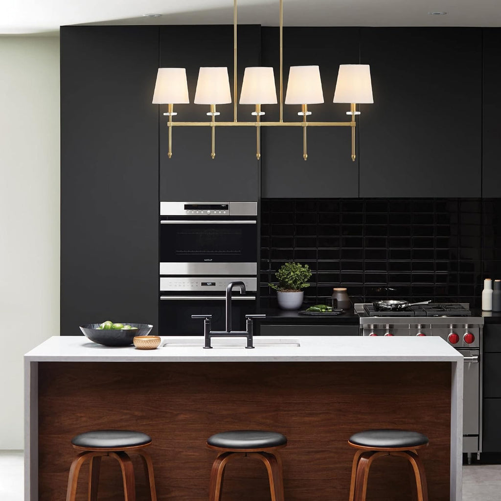 Rhovane Linear Chandelier 5 Light / 6 Light