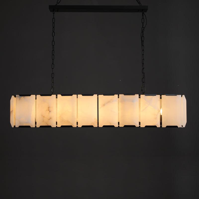 Harlew Calcite Rectangular Chandelier 42"54''62''74''