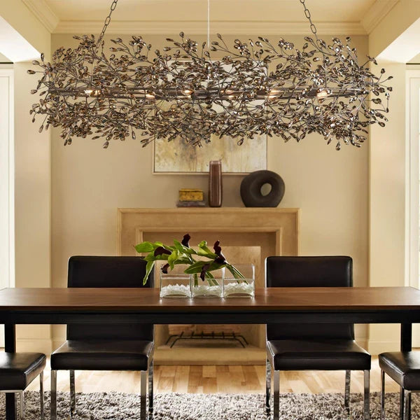 Roselle Oval Chandelier 62''74''
