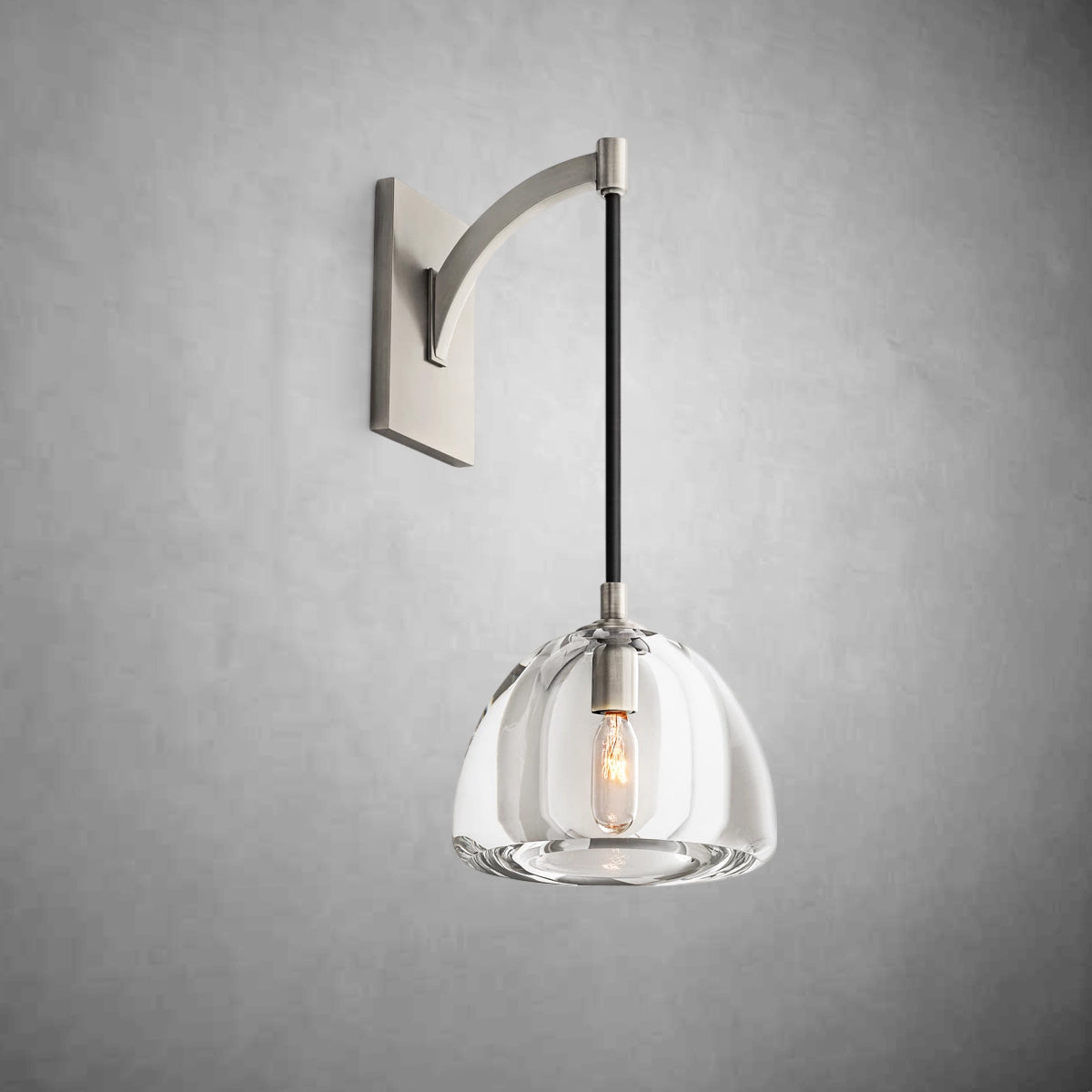 Hemispheae Modern Glass Wall Sconce