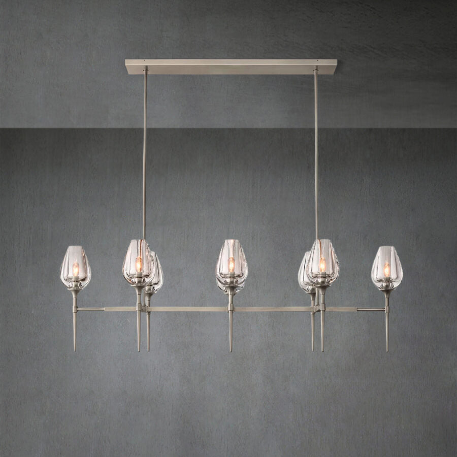 Tulipe Linear Chandelier 52''65''