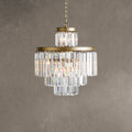Lyndore 11-Light Art Deco Chandelier with K9 Glass Crystals