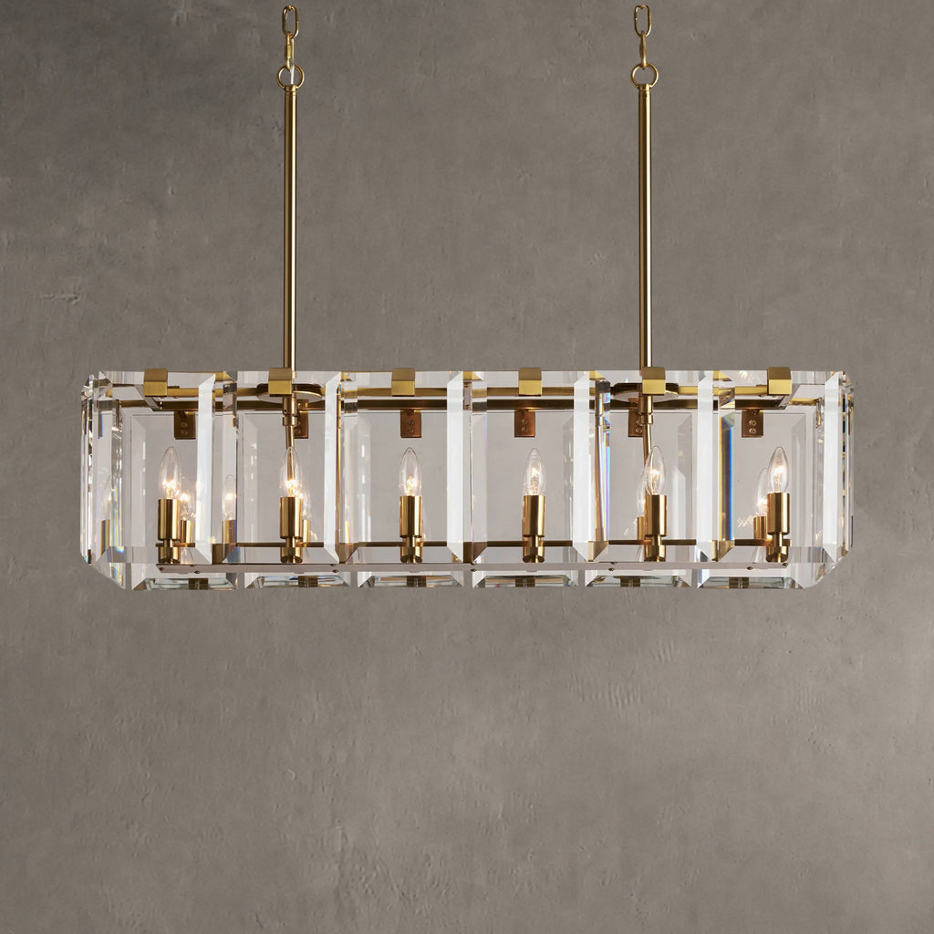 Amarelle Rectangular Chandelier 12/16 Light