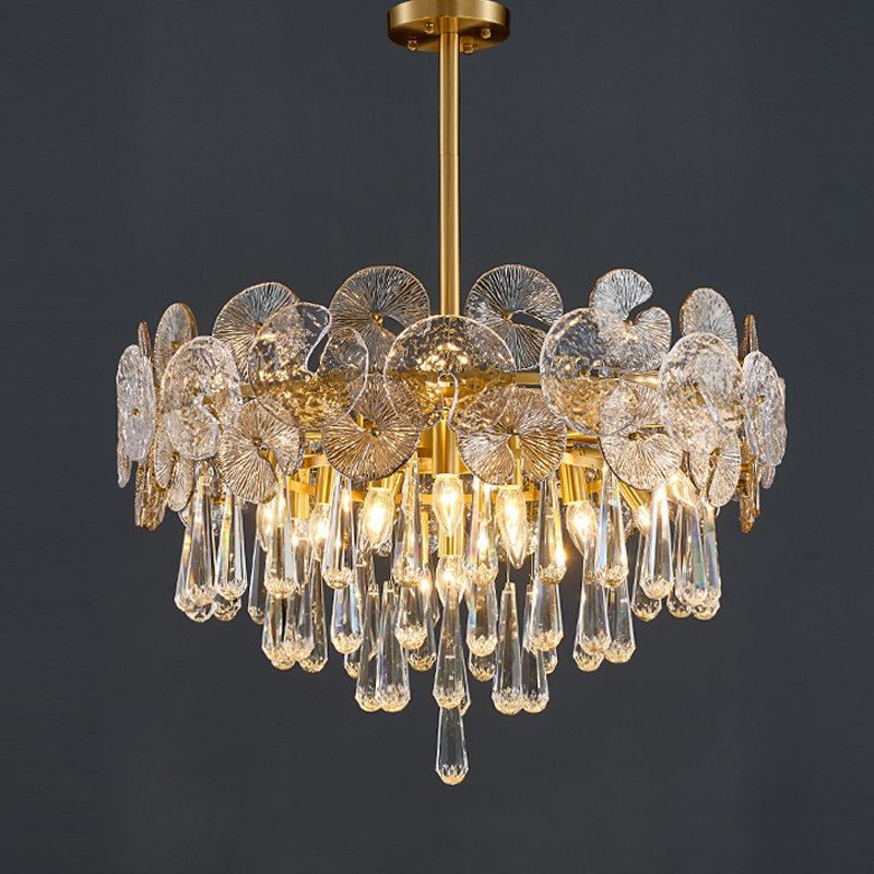 Silverdew Postmodern Crystal Chandelier