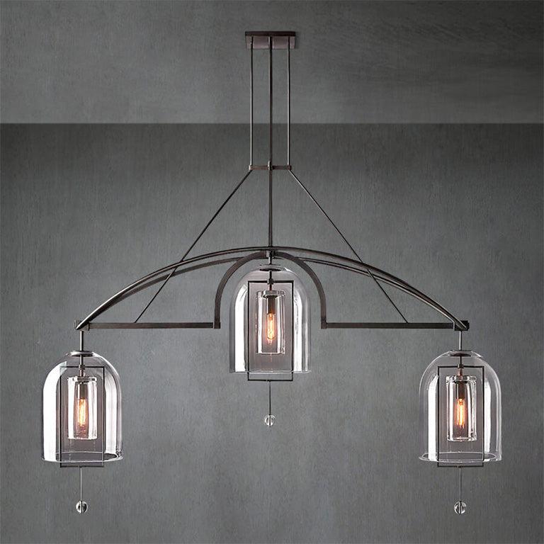 Fulcram Linear Chandelier 85" 3-Lights