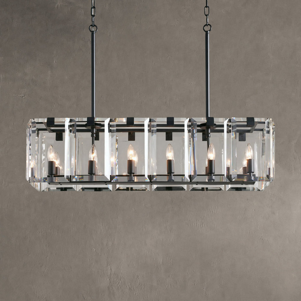 Amarelle Rectangular Chandelier 12/16 Light