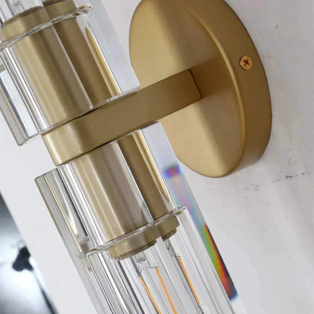 Arcachen Crystal Linear Wall Sconce 13"H