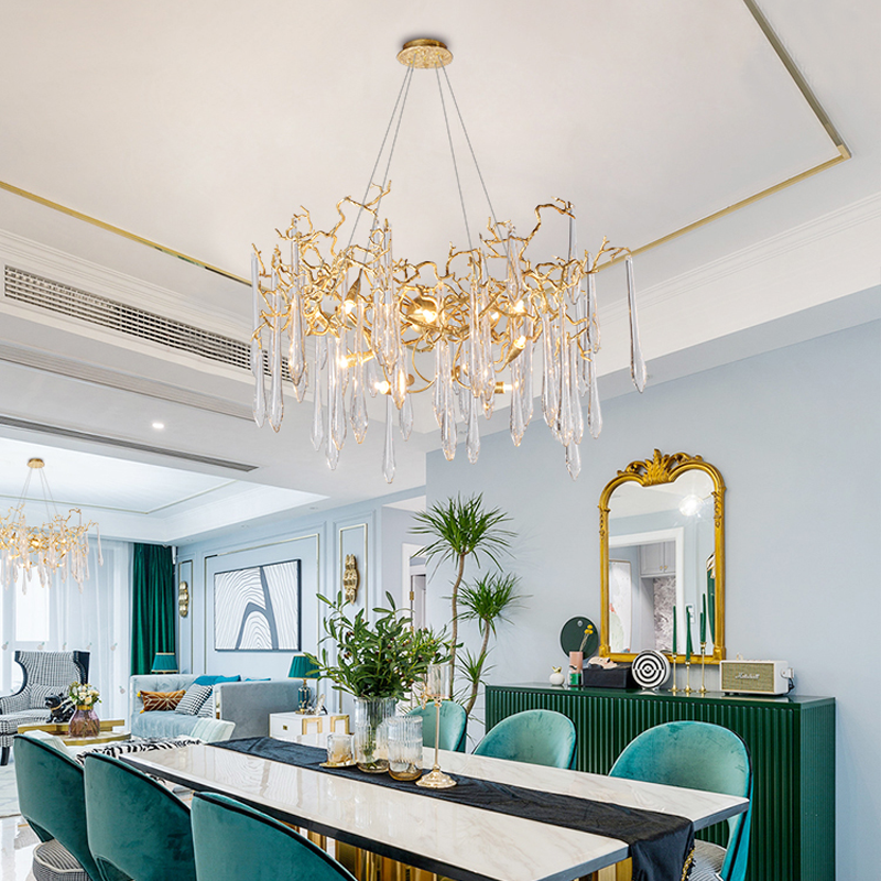 Cecily Modern Crystal Branch Chandelier