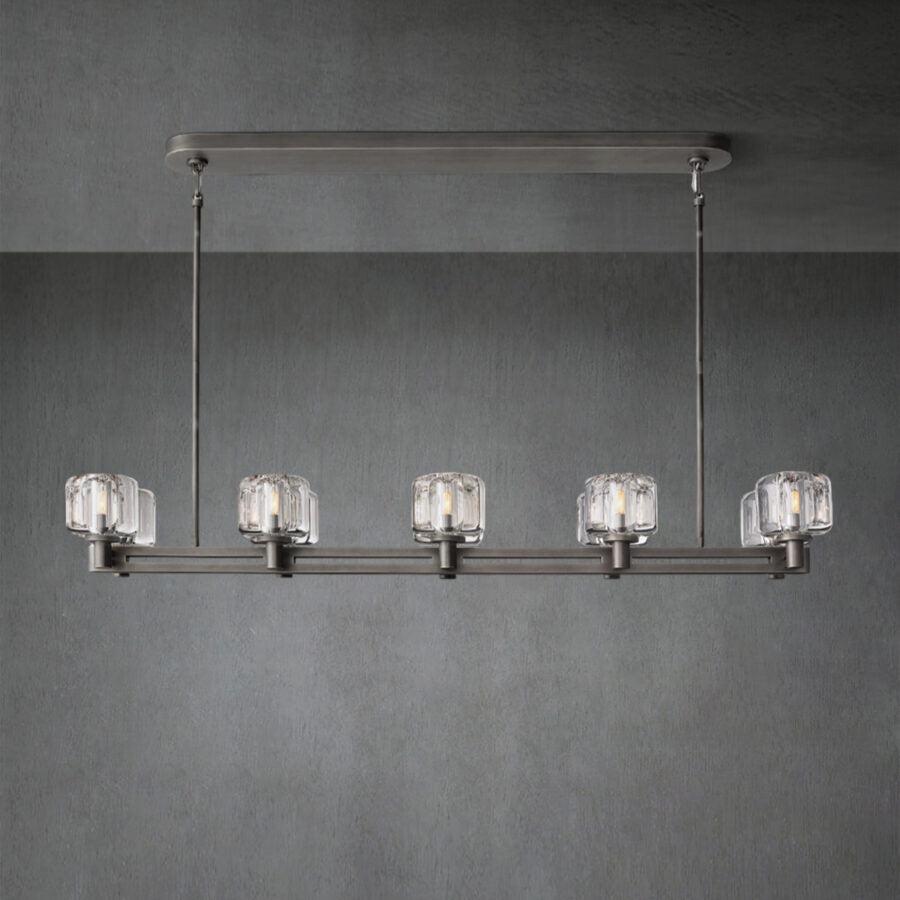 Demaket Double Linear Chandelier 54"72''