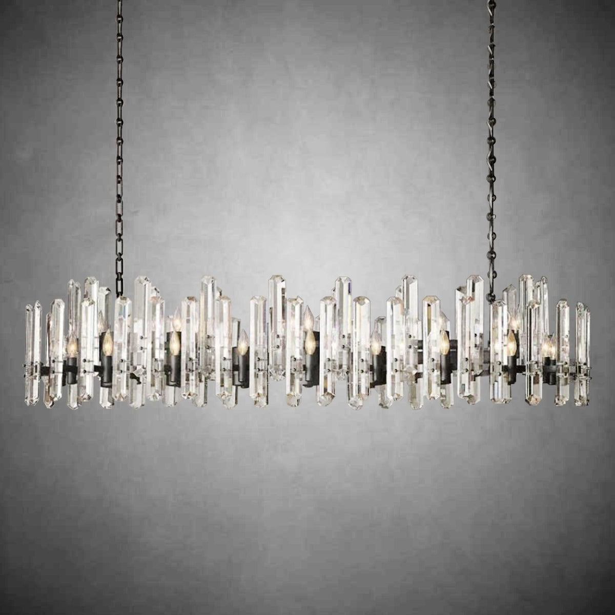 Bonington Rectangular chandelier 54” 72"