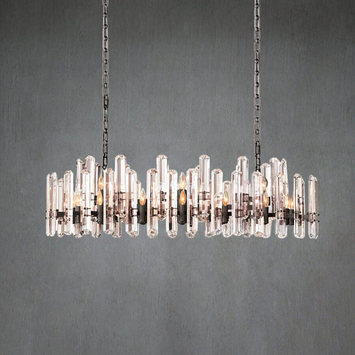 Bonington Rectangular chandelier 54” 72"